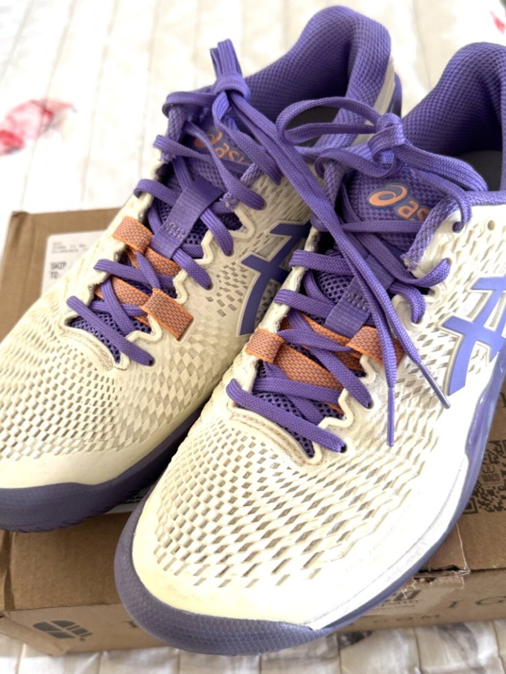 ASICS Tennis Gel-Resolution 9 Size 7.5 WIDE